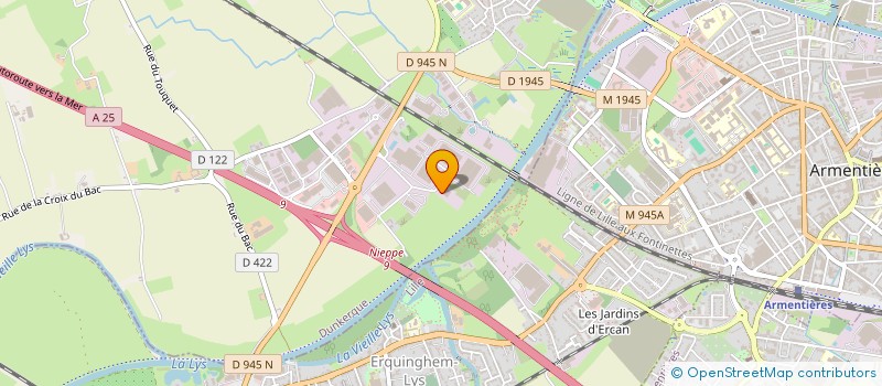 localisation de l'entreprise MJH MEHEZ  NIEPPE