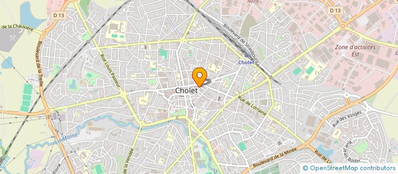 localisation de l'entreprise MJHATS à CHOLET
