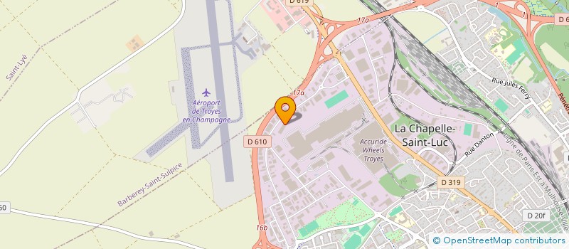 localisation de l'entreprise MJISOLE à LA CHAPELLE-SAINT-LUC