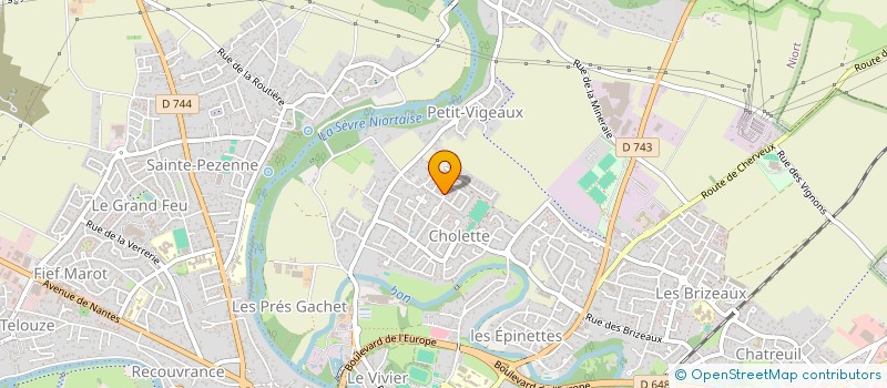 localisation de l'entreprise MJJ à NIORT