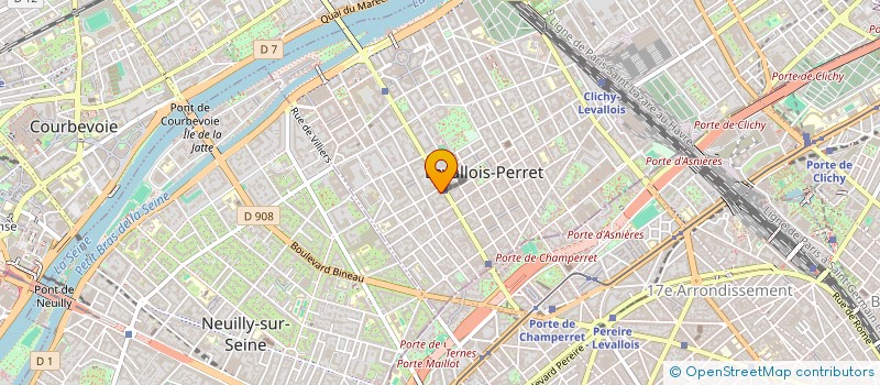 localisation de l'entreprise MJJ ENERGIES à LEVALLOIS-PERRET