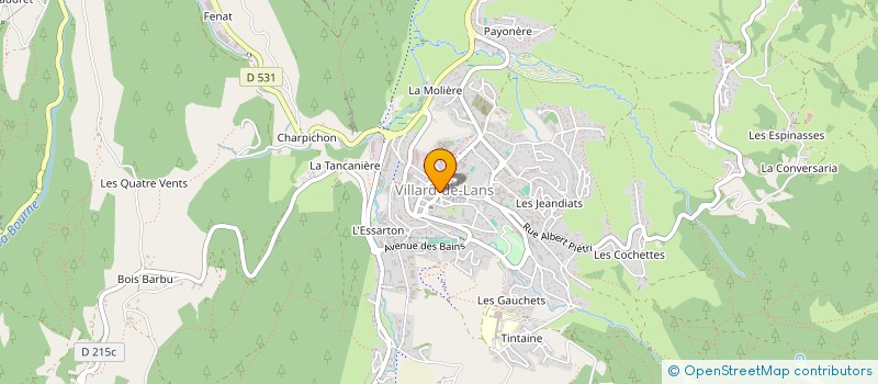 localisation de l'entreprise MJJ25 à VILLARD-DE-LANS