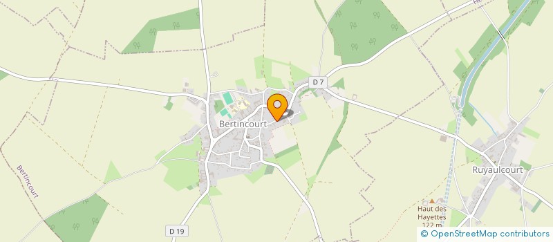 localisation de l'entreprise MJJA  BERTINCOURT