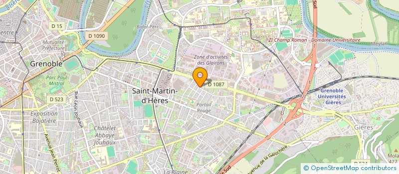 localisation de l'entreprise MJJCD MEKANO  SAINT-MARTIN-D'HERES