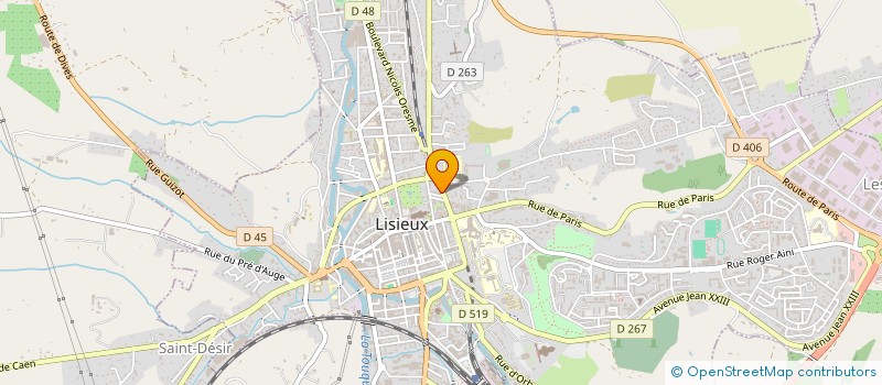 localisation de l'entreprise MJJM à LISIEUX