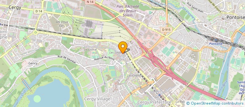 localisation de l'entreprise MJJM  CERGY