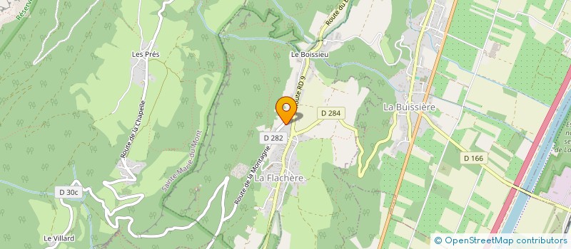 localisation de l'entreprise MJJP  PONTCHARRA