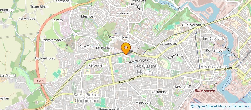 localisation de l'entreprise MJK à BREST
