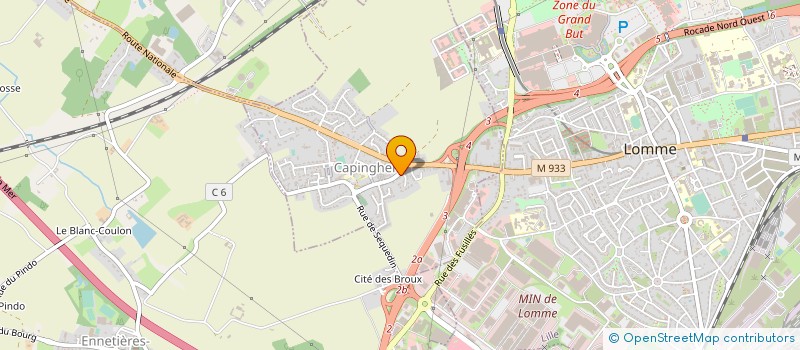 localisation de l'entreprise MJK à LILLE