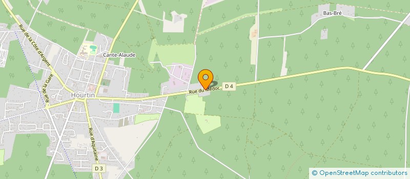 localisation de l'entreprise MJK C18 à HOURTIN
