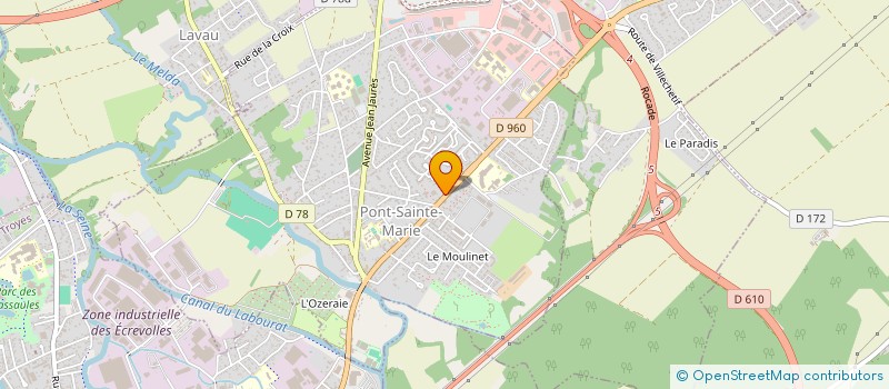 localisation de l'entreprise MJK IMMO  PONT-SAINTE-MARIE