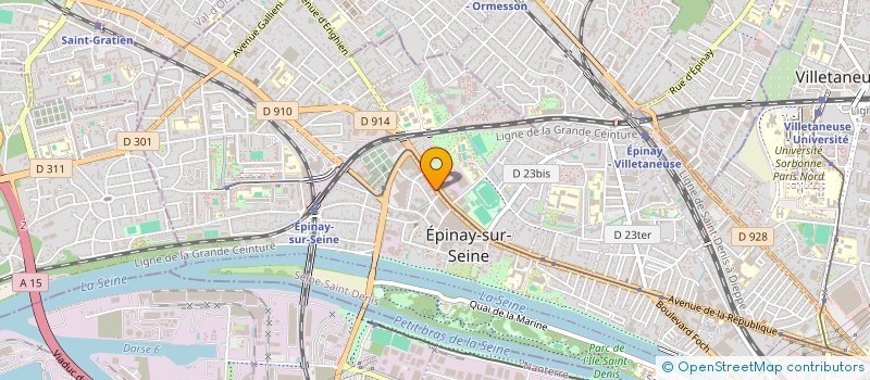 localisation de l'entreprise MJK ISOLATION à EPINAY-SUR-SEINE