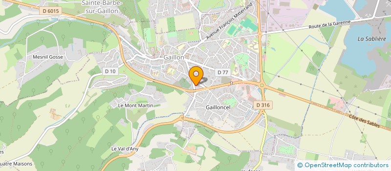localisation de l'entreprise MJK SYSTEMS à GAILLON