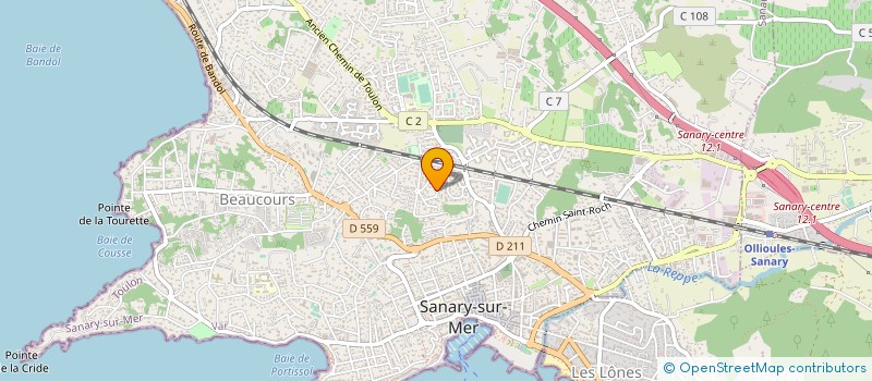 localisation de l'entreprise MJKM SARL  SANARY SUR MER