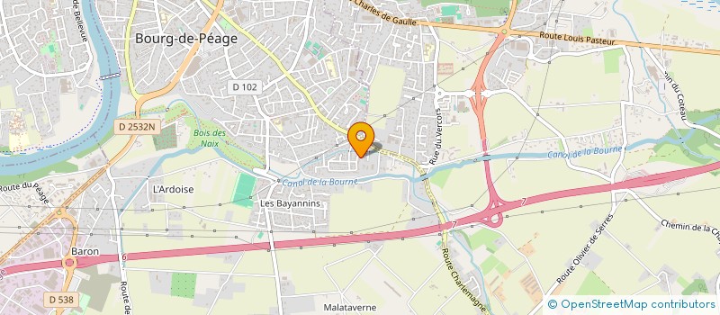 localisation de l'entreprise MJL  BOURG-DE-PEAGE