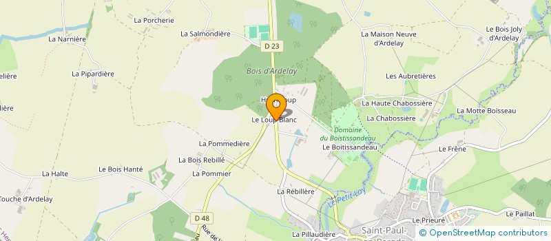 localisation de l'entreprise MJL à LES HERBIERS