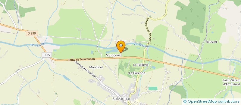 localisation de l'entreprise MJL COMPETITION  SALVAGNAC