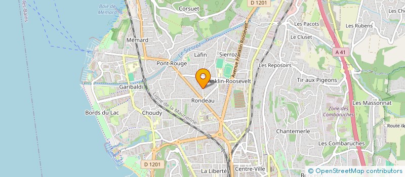 localisation de l'entreprise MJL DIX-SEPT  AIX-LES-BAINS