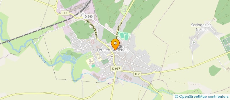 localisation de l'entreprise MJL LE CONNETABLE à FERE-EN-TARDENOIS
