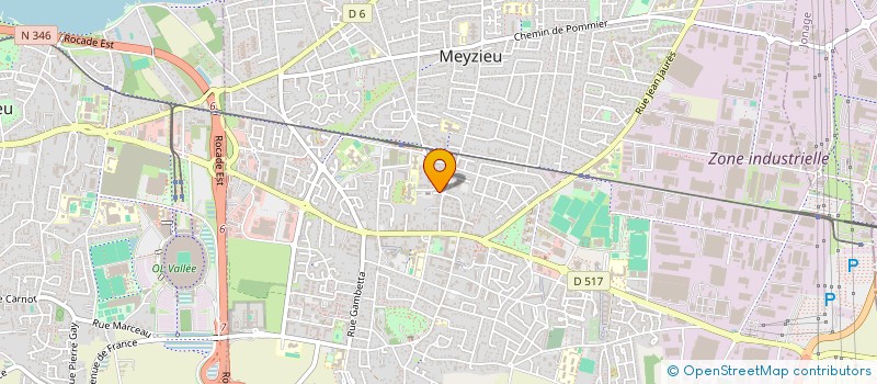 localisation de l'entreprise MJL MEYZIEU  MEYZIEU