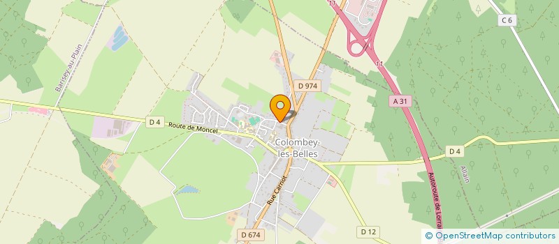 localisation de l'entreprise MJL RENOVATION à COLOMBEY-LES-BELLES