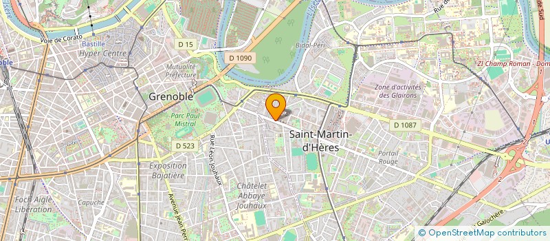 localisation de l'entreprise MJL TABAC CR  SAINT-MARTIN-D'HERES