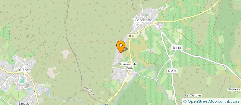 localisation de l'entreprise MJLC  CORCONNE