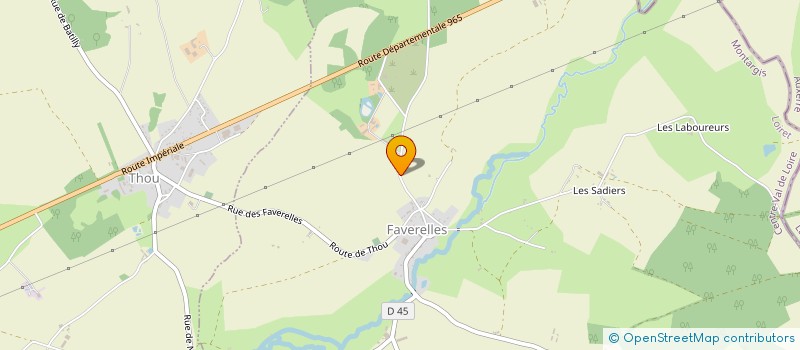 localisation de l'entreprise MJLE  FAVERELLES