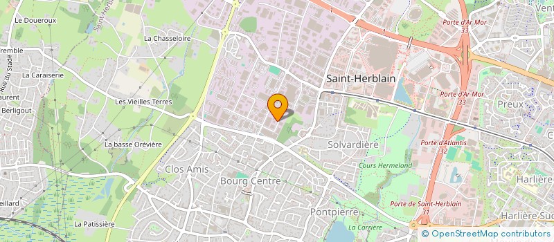 localisation de l'entreprise MJLE IMMOBILIERE  SAINT-HERBLAIN