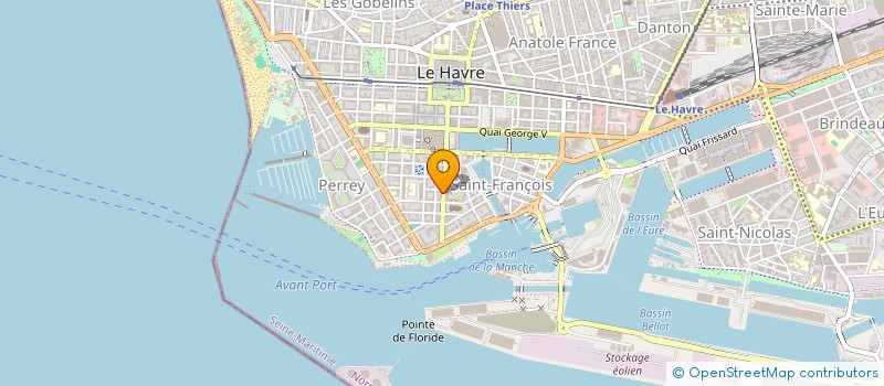 localisation de l'entreprise MJLH à LE HAVRE