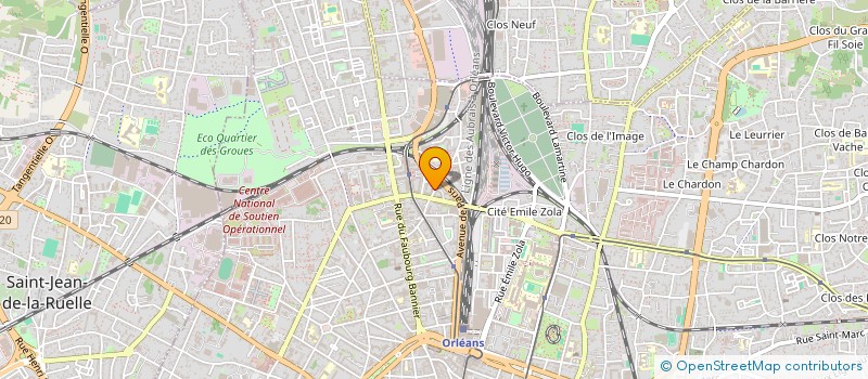 localisation de l'entreprise MJLN PRESTA à ORLEANS