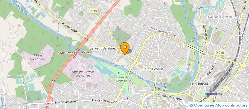 localisation de l'entreprise MJLR à ANGOULEME