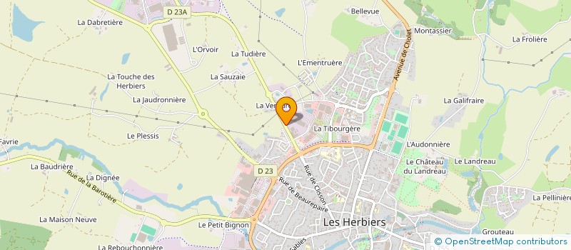 localisation de l'entreprise MJLT à LES HERBIERS