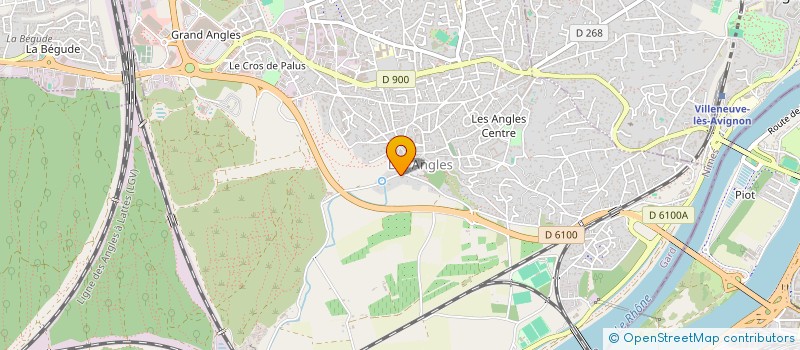 localisation de l'entreprise MJM 30  LES ANGLES