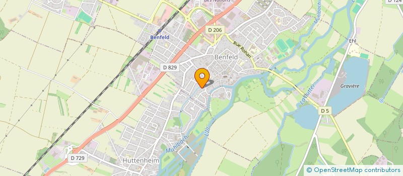 localisation de l'entreprise MJM  BENFELD