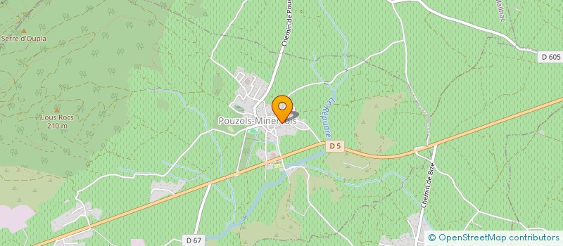 localisation de l'entreprise MJM  POUZOLS-MINERVOIS