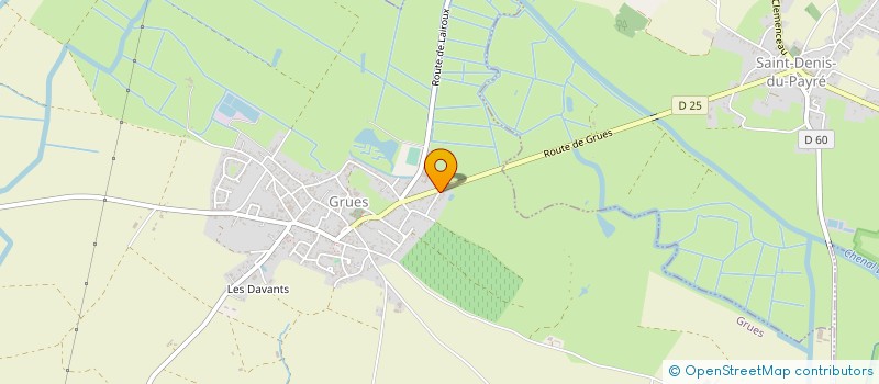 localisation de l'entreprise MJM  GRUES