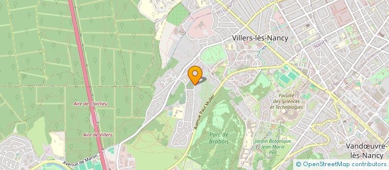 localisation de l'entreprise MJM à VILLERS-LES-NANCY