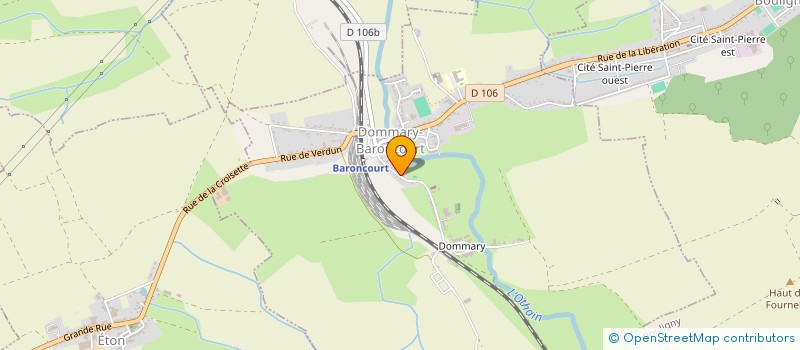 localisation de l'entreprise MJM à DOMMARY-BARONCOURT