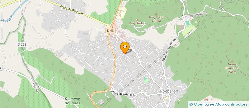 localisation de l'entreprise MJM  ROCBARON