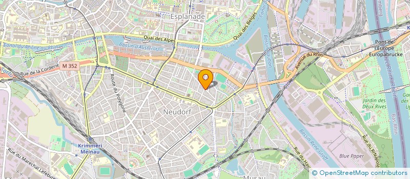 localisation de l'entreprise MJM à STRASBOURG