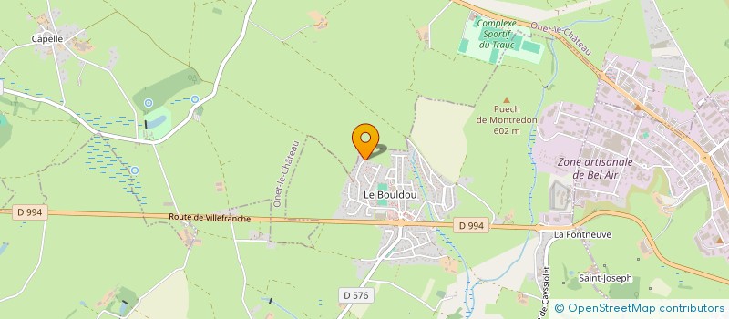 localisation de l'entreprise MJM  DRUELLE BALSAC