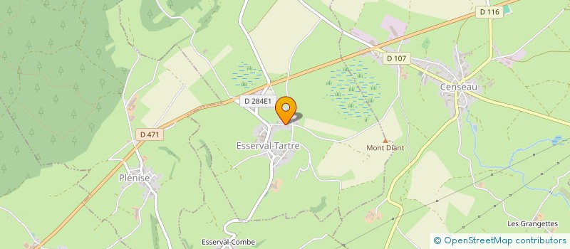 localisation de l'entreprise MJM  ESSERVAL-TARTRE