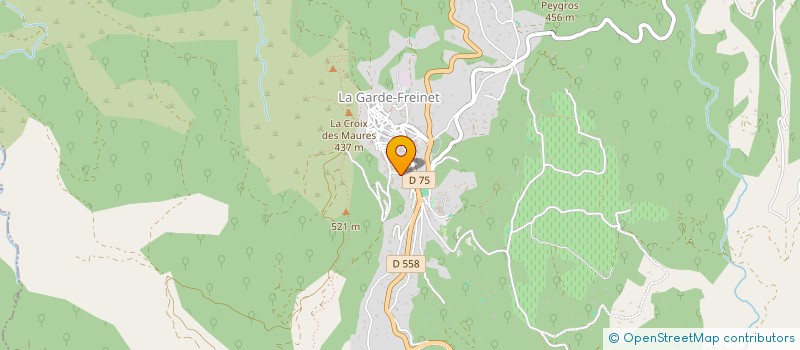 localisation de l'entreprise MJM  LA GARDE-FREINET