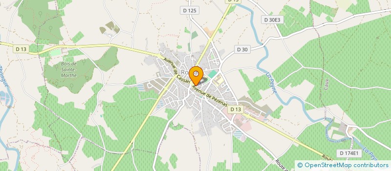 localisation de l'entreprise MJM  ROUJAN