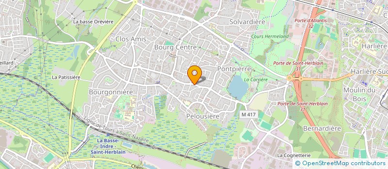 localisation de l'entreprise MJM  SAINT-HERBLAIN