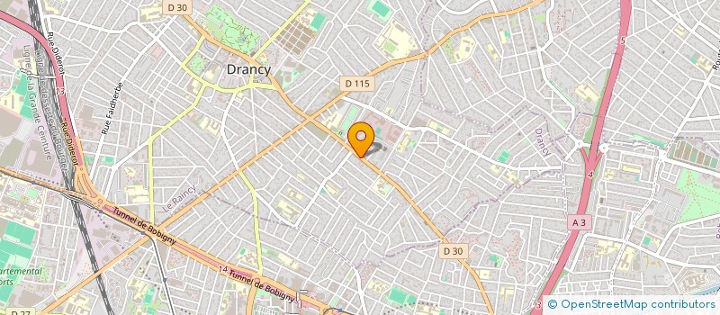 localisation de l'entreprise MJM à DRANCY
