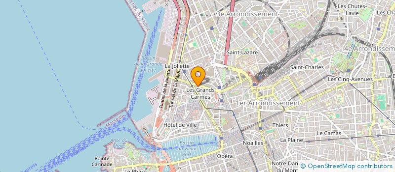localisation de l'entreprise MJM à MARSEILLE
