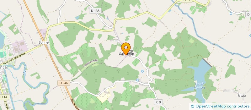 localisation de l'entreprise MJM  LASSERRADE