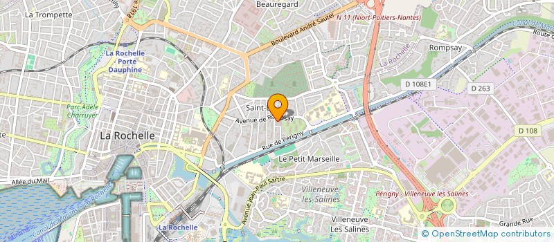 localisation de l'entreprise MJM  LA ROCHELLE